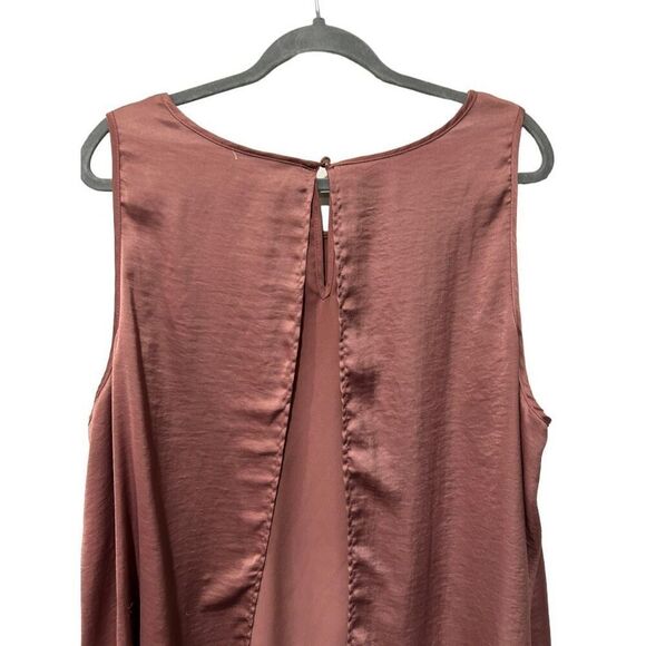 Torrid Walnut Georgette Double Layer Tank Top Size 3XL - Picture 7 of 10